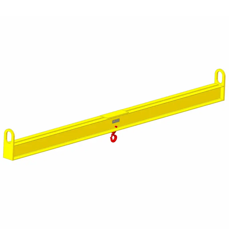 Twin Hoist Lifting Beam -  20,000 lb Capacity - 10' Max Spread