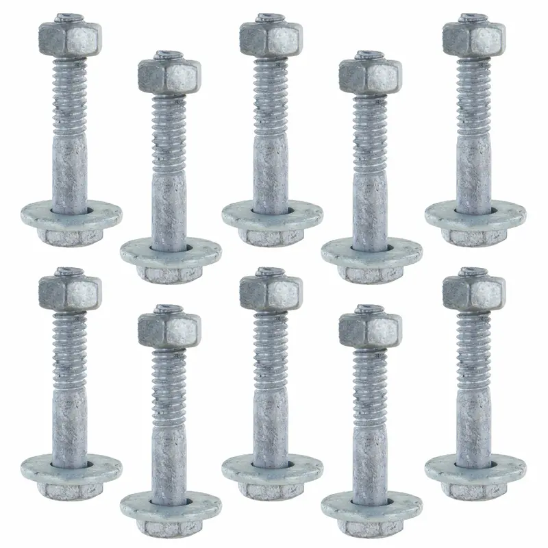 #14 E-Track Fastener Pack 1-1/2" Hex Bolt, Nut & Washer (10 pk)