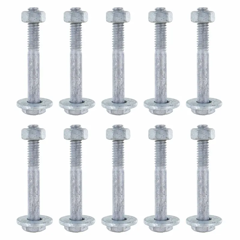 #14 E-Track Fastener Pack 2" Hex Bolt, Nut & Washer (10 pk)