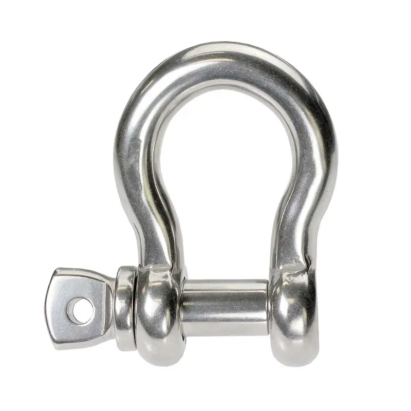 1" Stainless Steel Screw Pin Anchor Shackle - 3.98 Tons