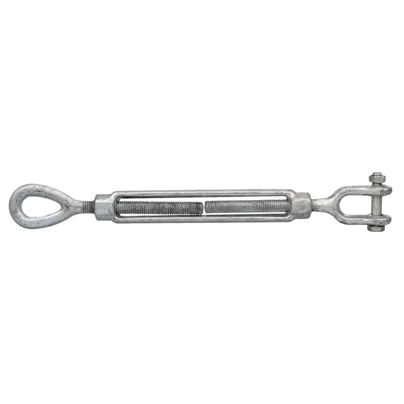 1/2" x 12" Jaw & Eye Galvanized Turnbuckle
