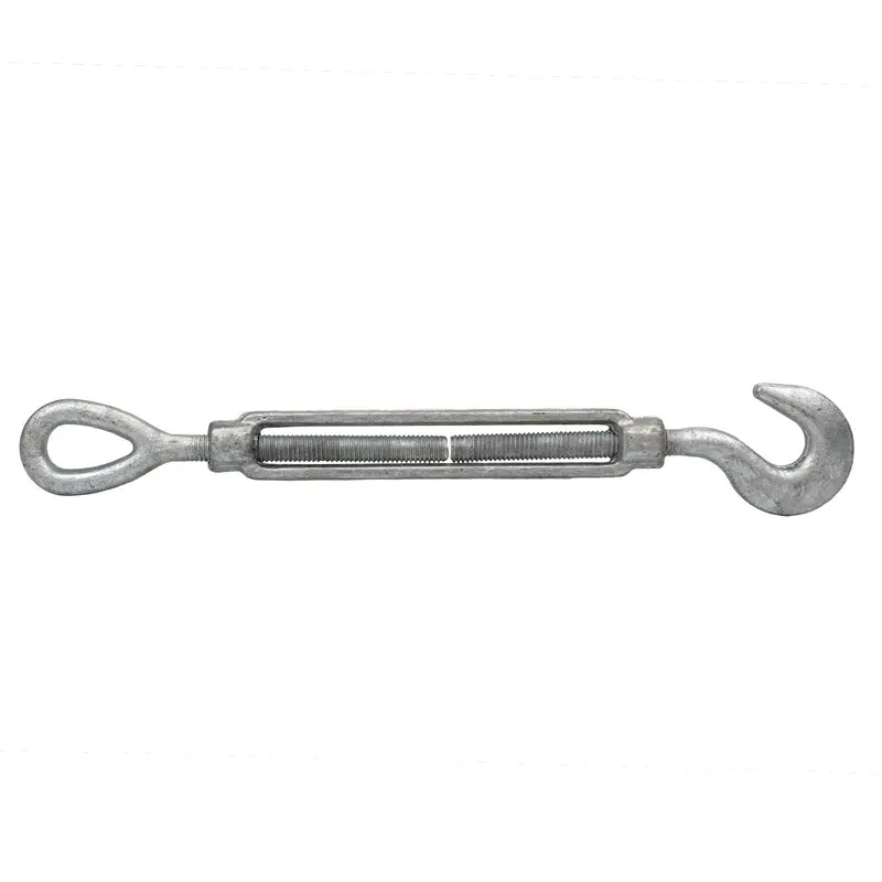 1/2" x 6" Hook & Eye Galvanized Turnbuckle