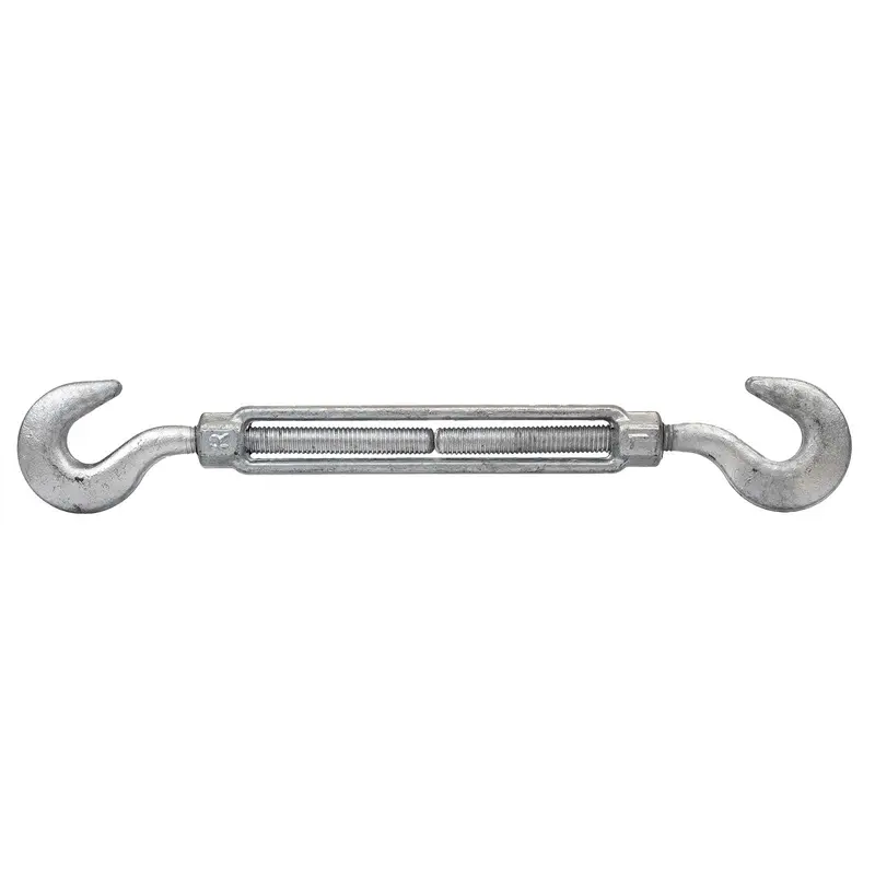 1" x 24" Hook & Hook Galvanized Turnbuckle