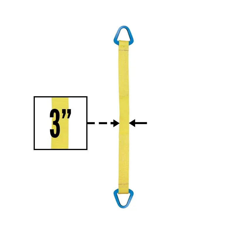 Nylon Lifting Sling - Triangle - 3" x  8' - 2-ply