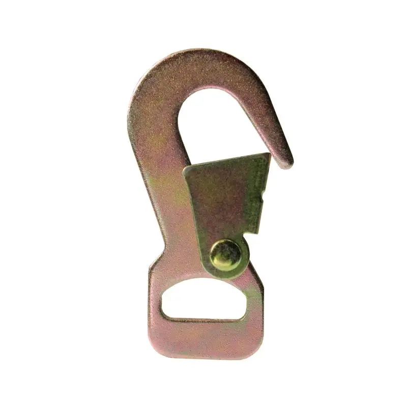 1" Flat Snap Hook, Yellow Zinc | 3,300 lbs. BS