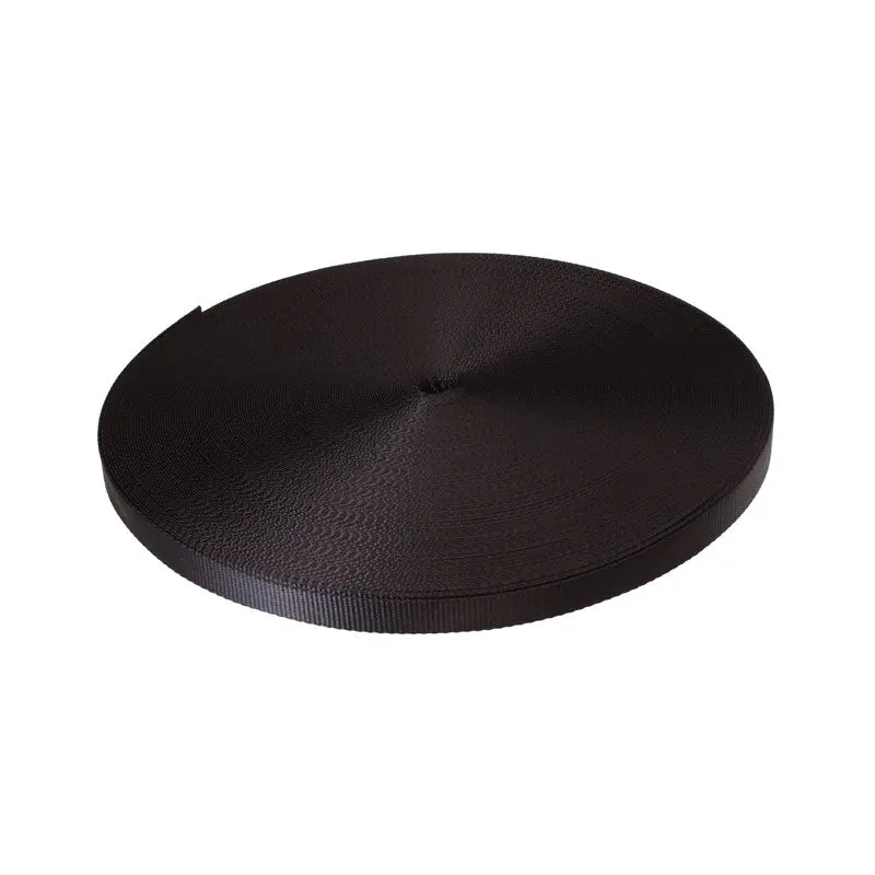 1" x 300' 4.5K Polyester Cargo Webbing - Black