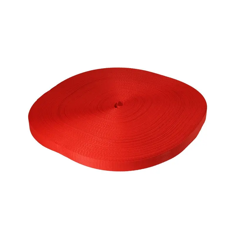 1" x 300' 4.5K Polyester Cargo Webbing - Red