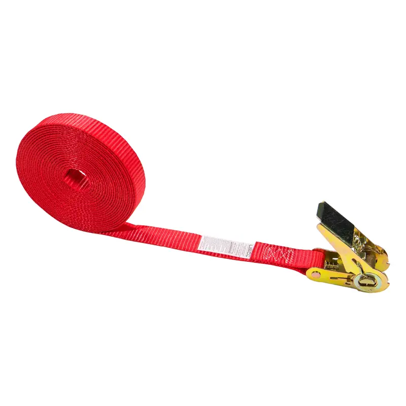 1" x 20' Red Endless Ratchet Strap