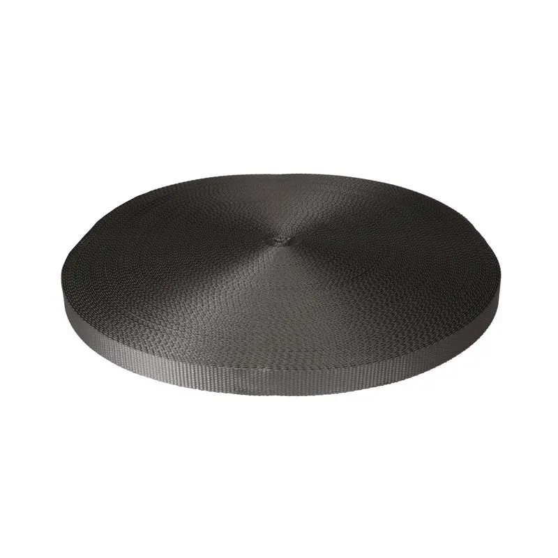 1" x 300' 4.5K Polyester Cargo Webbing - Gray