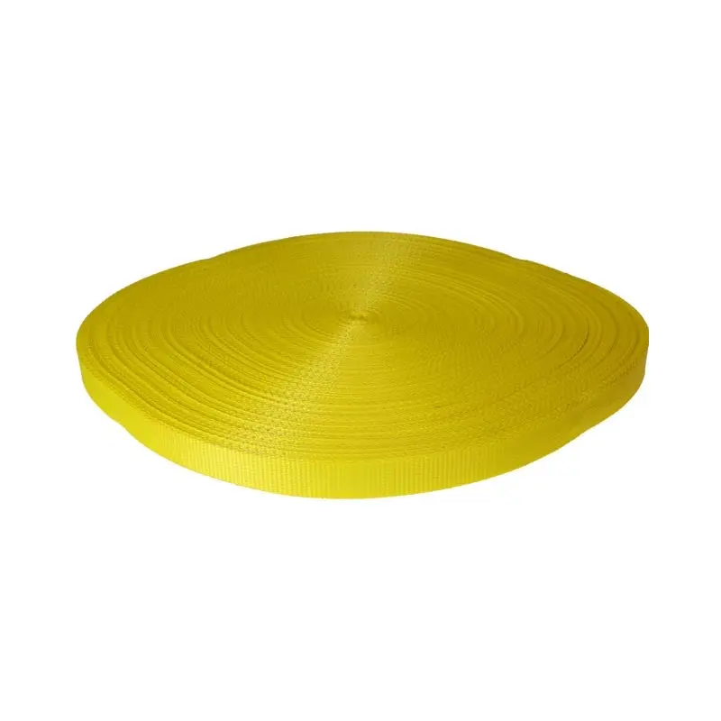 1" x 300' 4.5K Polyester Cargo Webbing - Yellow