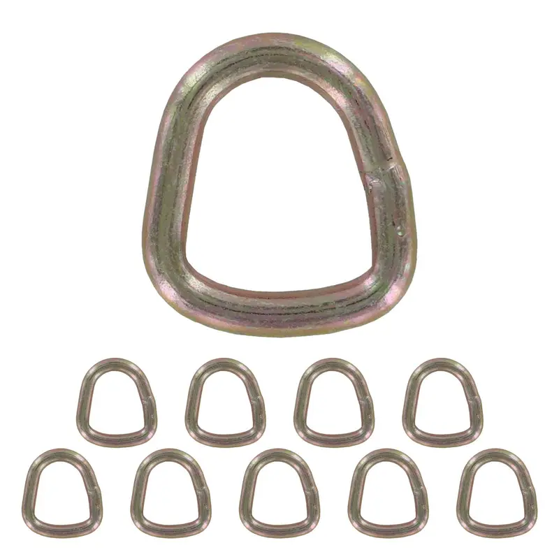 1" Wire D-Ring - 10 Pack