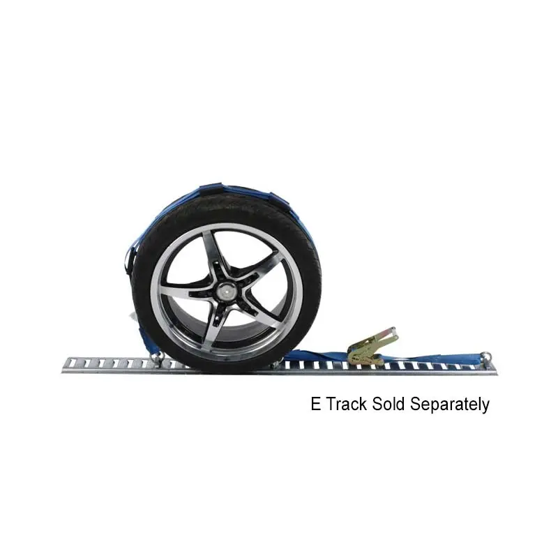 Wheel Strap with Etrack Fittings & 3 Rubber Blocks