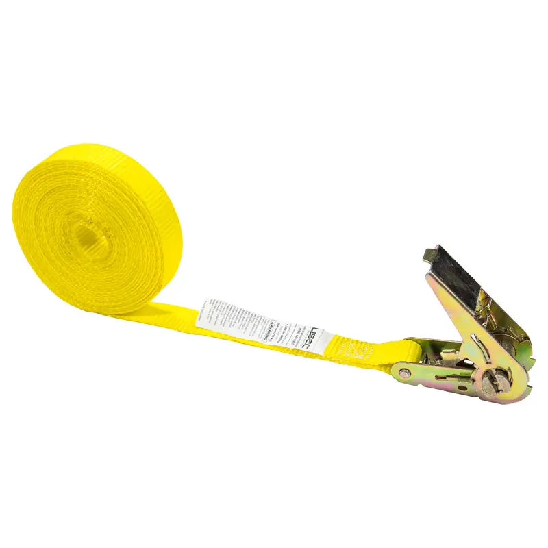 1" x 20' Yellow Endless Ratchet Strap