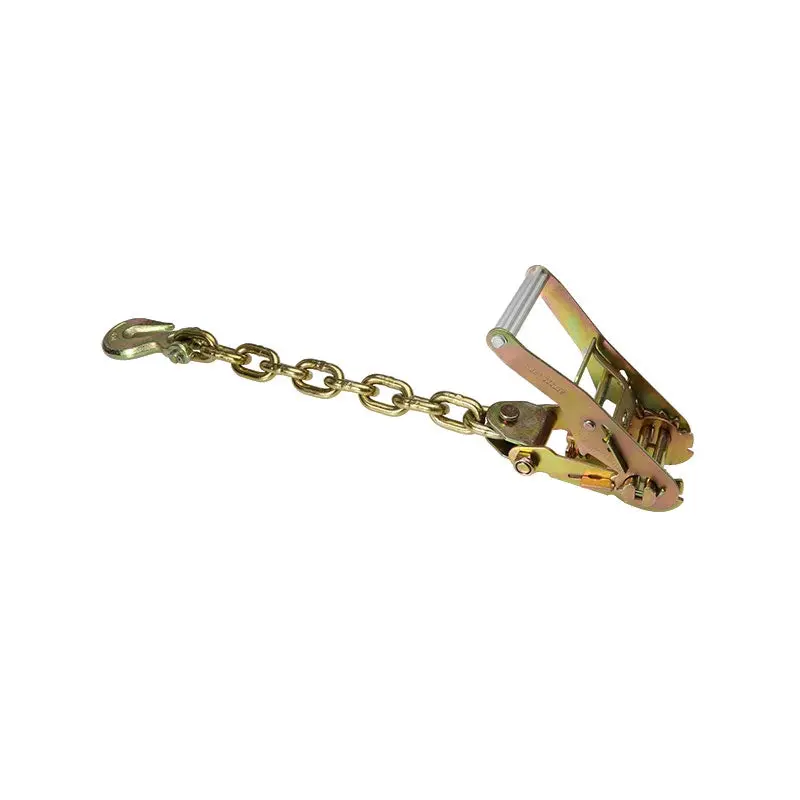 Ratchet with Chain Extension & Clevis Grab Hook | 11,000 lbs. BS