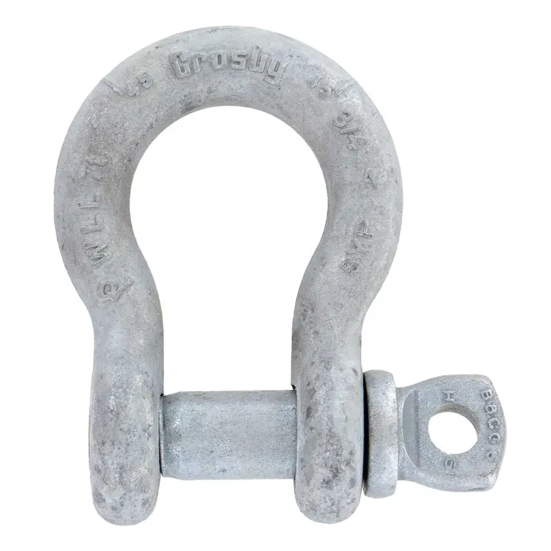 1/2" Crosby Alloy Screw Pin Anchor Shackle | G-209A - 3.33 Ton