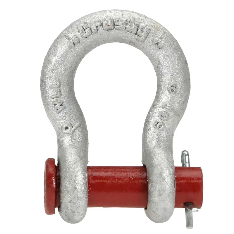 1/4" Crosby Round Pin Anchor Shackle | G-213 - 0.5 Ton