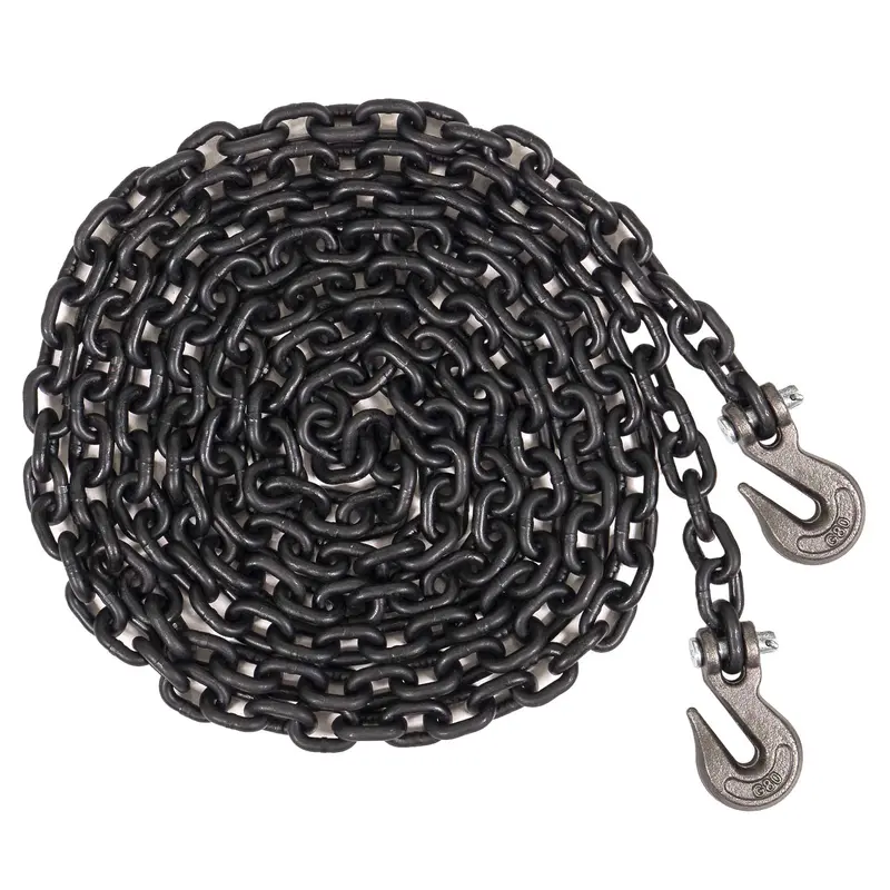 1/2" x 16' Tie Down Chain with Clevis Grab Hooks | Grade 80