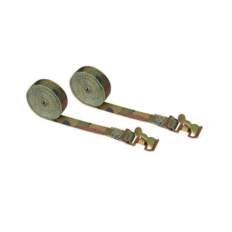 1" x 8' Camo Action Spring Buckle Strap - 2 pack