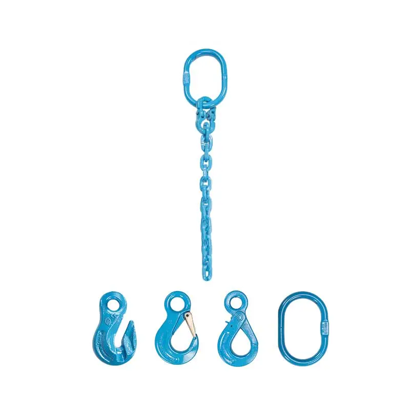 1/2" x 3' - Pewag Single Leg Chain Sling w/ Grab Hook - Grade 120