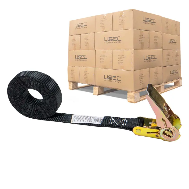1" x 5' Black Endless Ratchet Strap | 3000-Pack (Pallet)