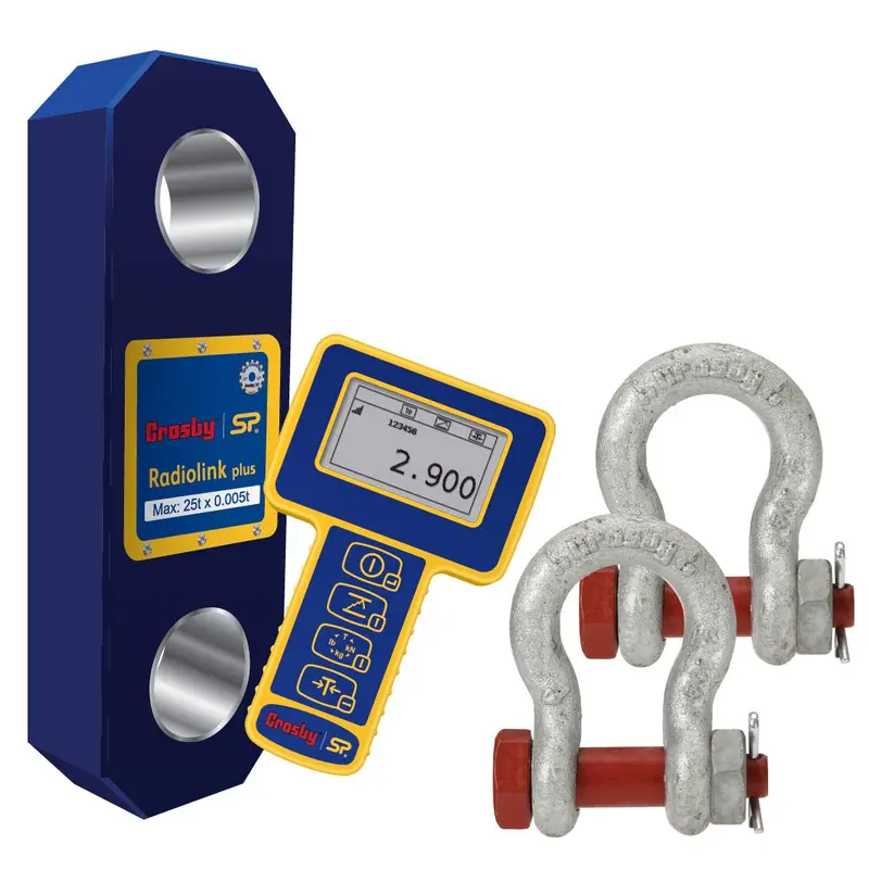 Straightpoint RLP1T 1 T Radiolink Plus with 2 Crosby 5/8" Shackles