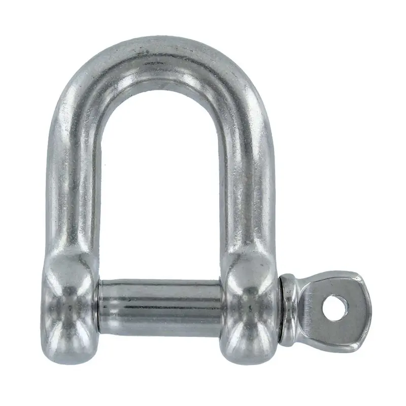 1/2" Screw Pin D Shackle Stainless Steel