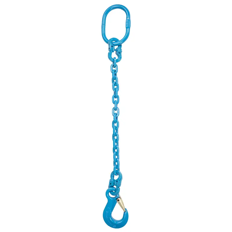 1/2" x 6' - Pewag Single Leg Chain Sling w/ Sling Hook - Grade 120