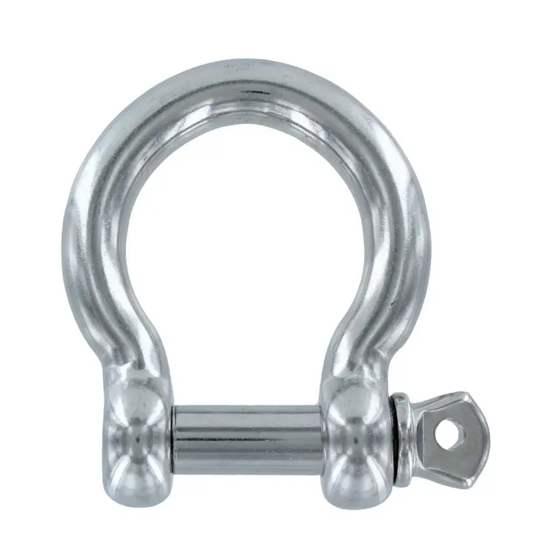 1-1/8" Screw Pin Bow Shackle Stainless Steel