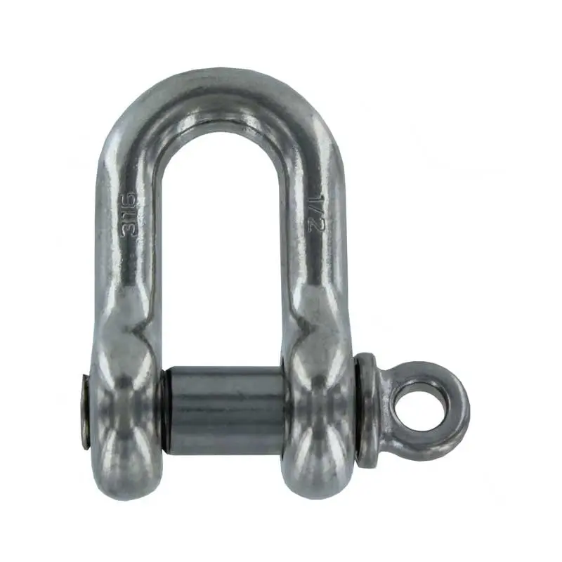 1/2" Screw Pin Chain Shackle Stainless Steel