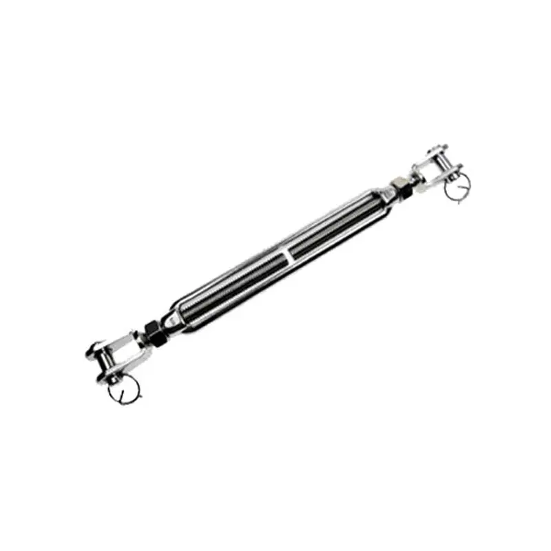 1/2" x 6-17/25" Jaw & Jaw Stainless Steel Turnbuckle