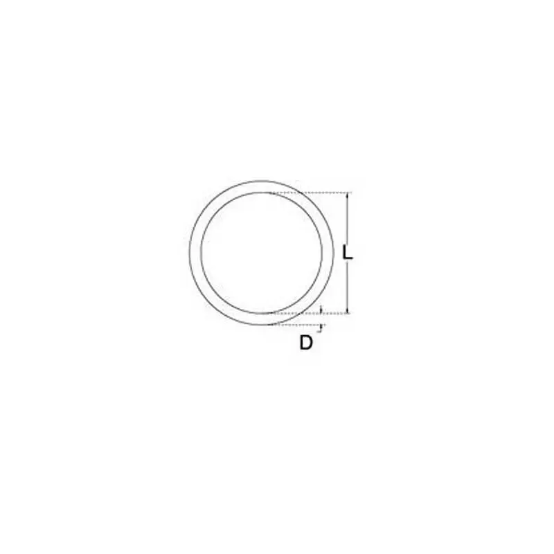 Round Ring - Stainless Steel T304 - 3/8" x  3-3/16"