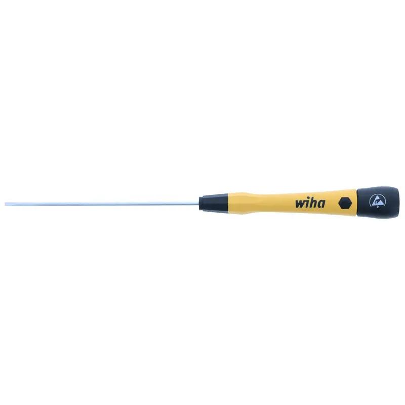 ESD Safe PicoFinish Precision Screwdriver - Slotted 2.0mm x 100mm