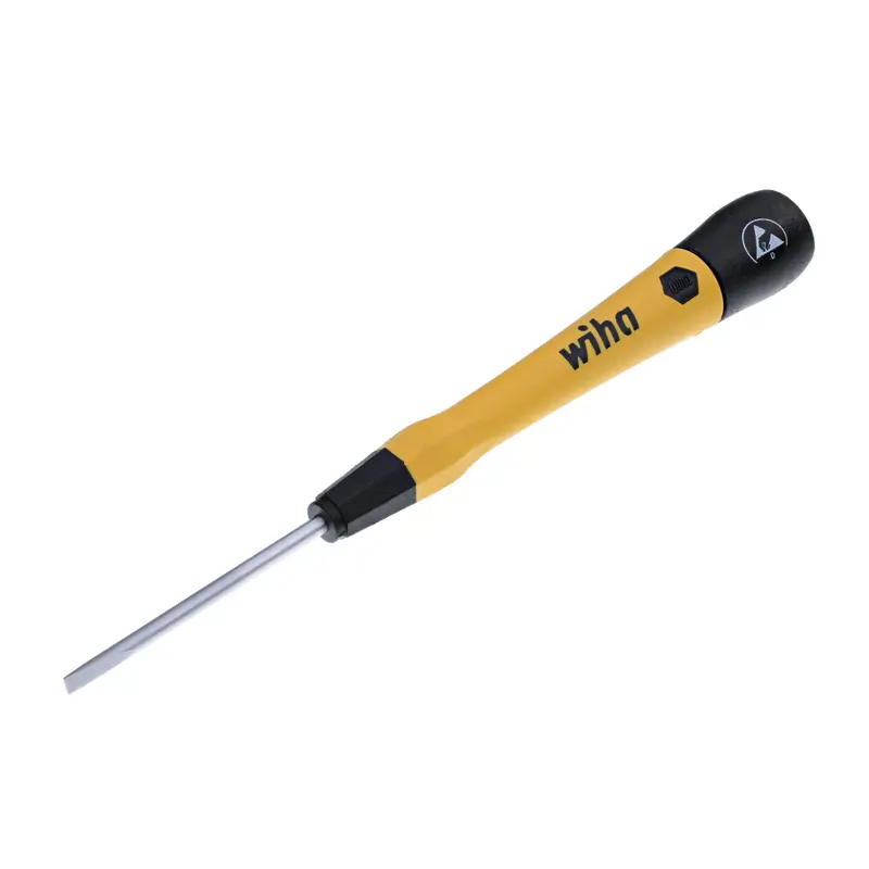 ESD Safe PicoFinish Precision Screwdriver - Slotted 3.0mm x 50mm