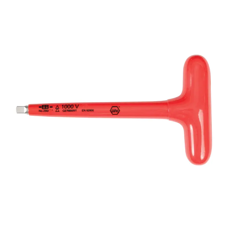 Insulated 1/4" Drive T-handle