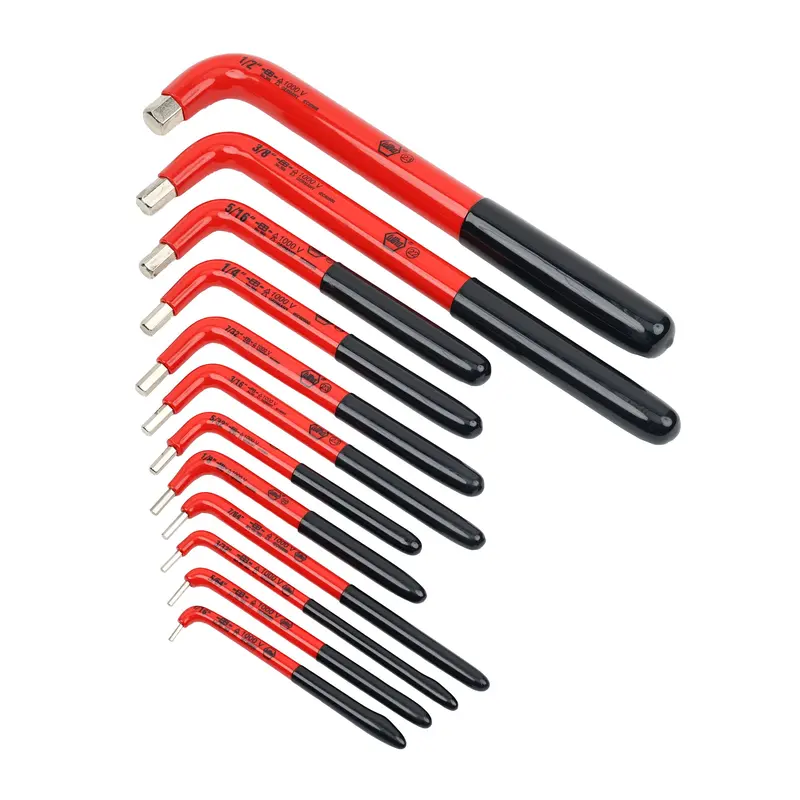12 Piece Insulated Hex L-Key Set - Inch