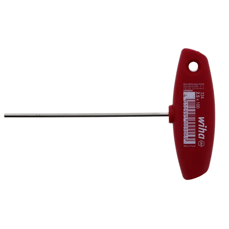 Classic Grip Hex Metric T-Handle 2.5mm