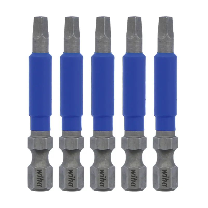 TerminatorBlue Impact Bit Square #2 - 2 Inch - 5 Pack